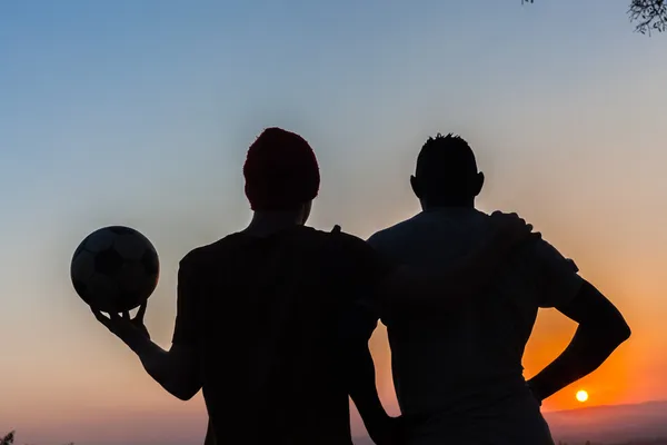 Friends Ball Silhouetted