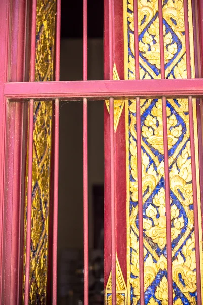 Ancient windows in the Buddhist temple