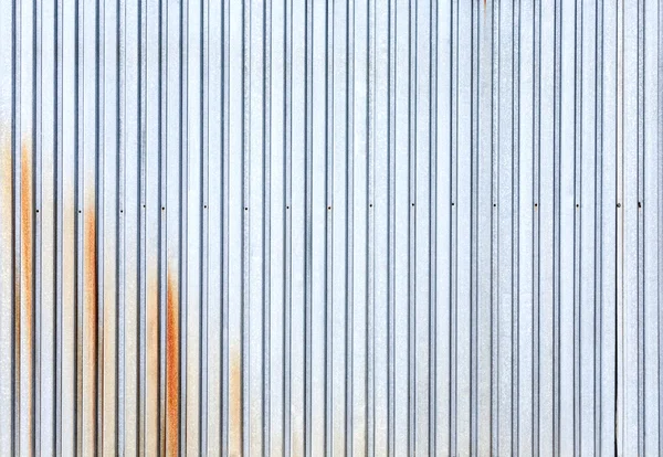 Corrugated metal surface