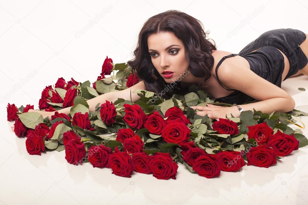 Фото красивые девушки и цветы Фото красивые девушки и цветы