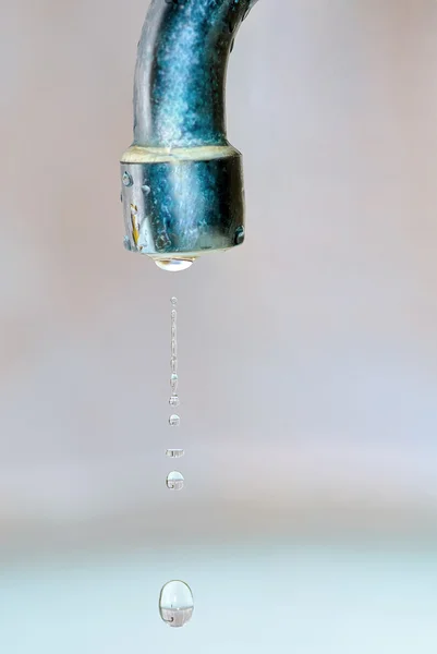 Leaking water drops