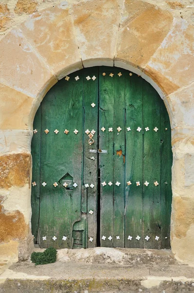 Door. Huespeda. Burgos. Spain.