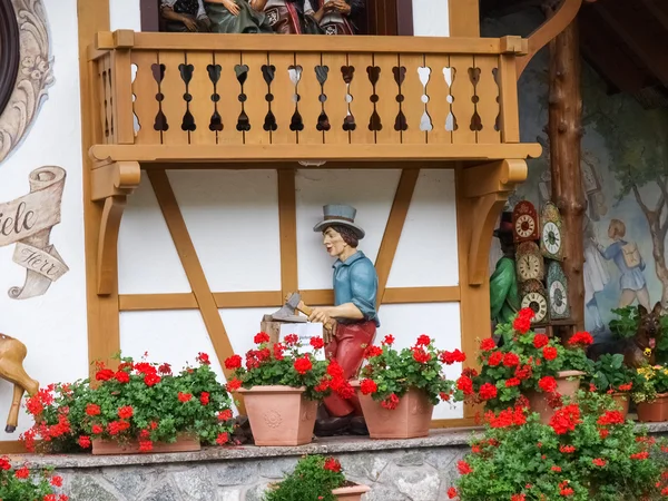 Black forest, Germany. the typical constructions of cuckoo clock