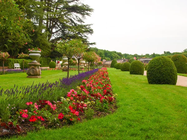 View of the castle and gardens