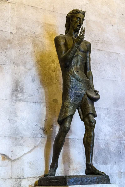 Split. Statue of John the Baptist in Temple of Jupiter