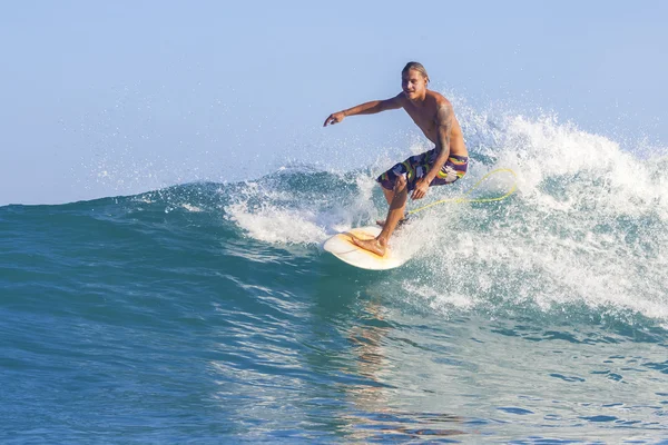 Surfer on waves