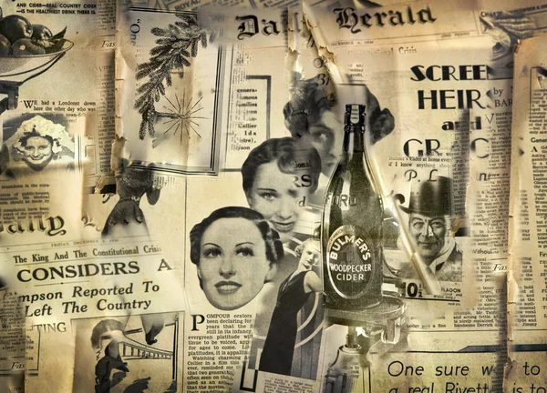 Vintage newspaper background