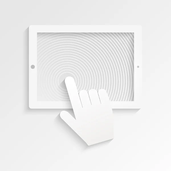 Hand cursor with PC Tablet