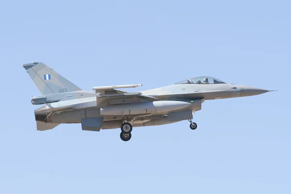 ALBACETE,SPAIN - APRIL 11: Military fighter jet during demonstration in Albacete air base, Los Llanos (TLP) on April 11, 2012 in Albacete,Spain