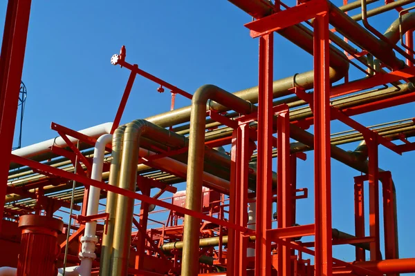 Bright Red Pipes