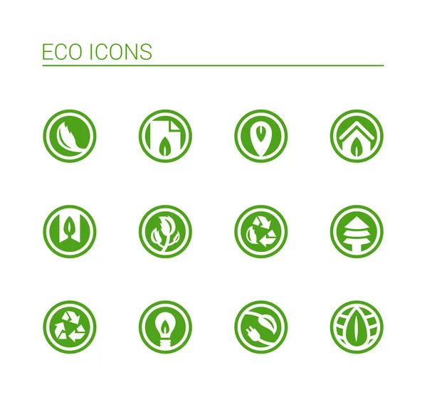Round Eco Icons