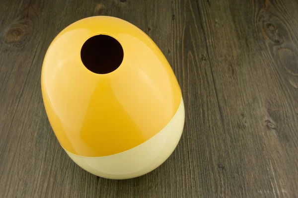 Yellow tissue box shape as egg