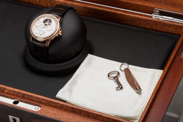 Luxury watch with box swiss made