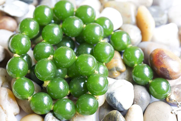 Necklace Green Agate