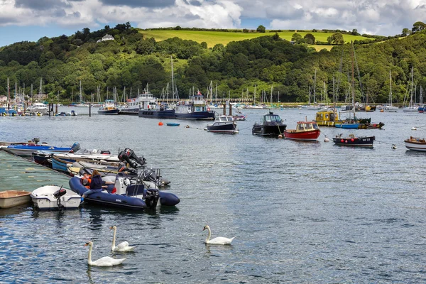 Scenic view up the River Dart