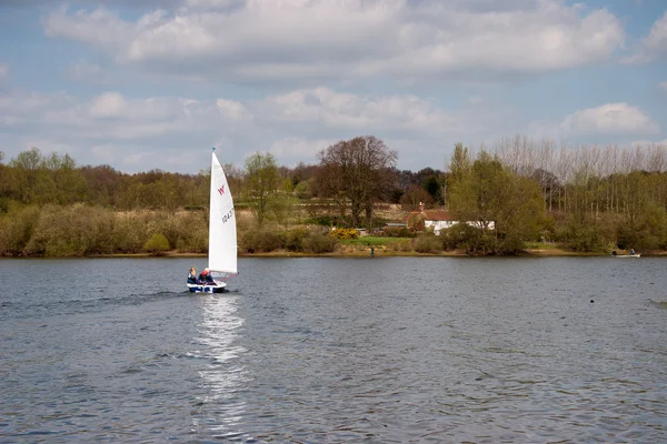 Sailing on Bewl Water near Lamberhurst Kent