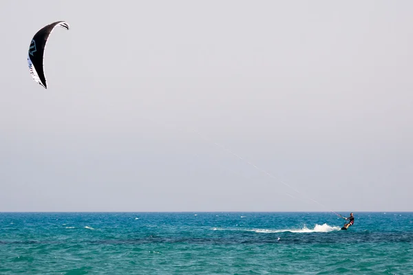 Learning how to kite surf