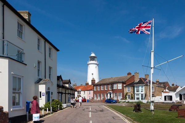 Union jack flag flying in Southwold
