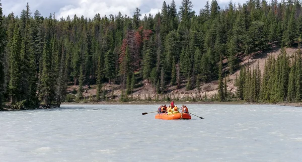 Whitewater rafting on the Athabasca River