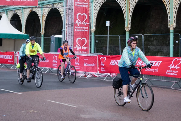 London to Brigton cycle ride to raise money for the British Hear