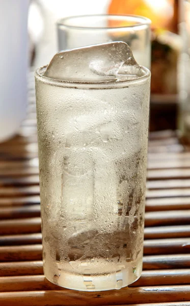 Ice in a glass