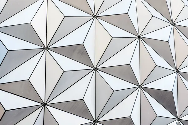Abstract triangle background from the outside of a geodesic dome
