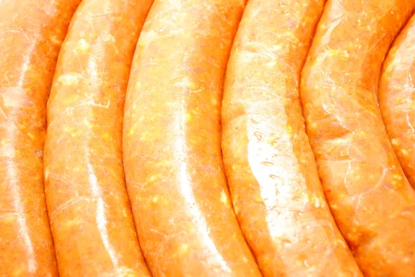Close-Up of Hot Pork Sausage Links