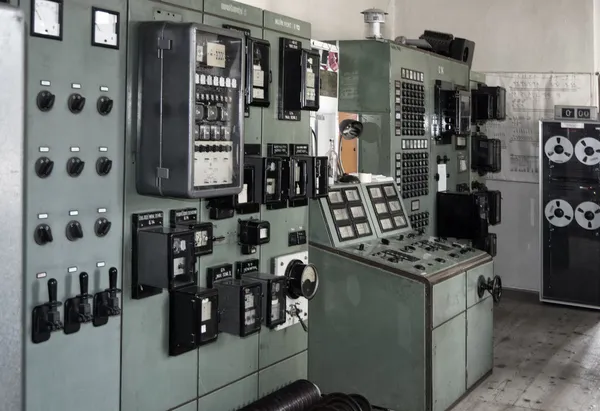 Thermal power plant control room from the 1960s