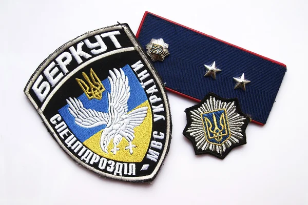 Berkut Ukrainian special police badges