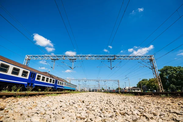 Railway tracks at the railway station