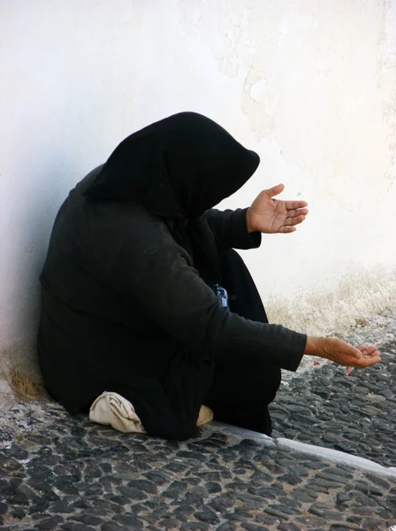 Begar Woman in Santorini