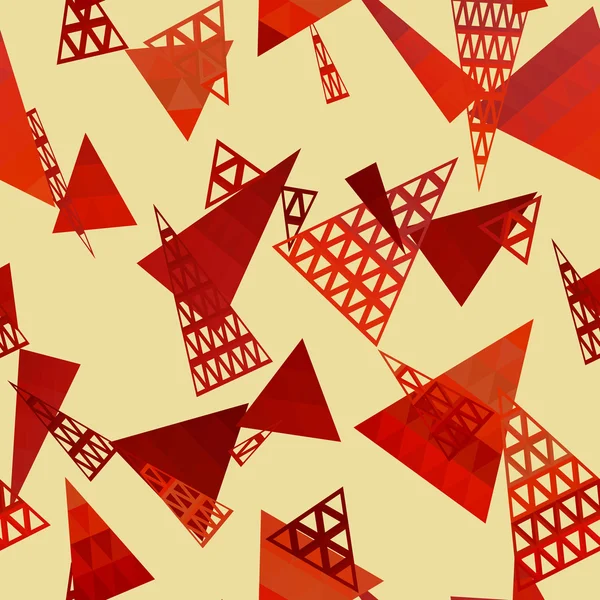 Retro pattern of geometric shapes