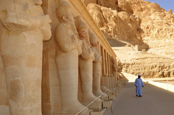 Аncient Egypt, Architecture, Karnak temple ruins, desert, mountains, sand, Egypt, Libyan desert, nile