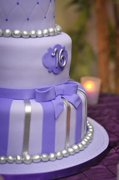Sixteen purple cake