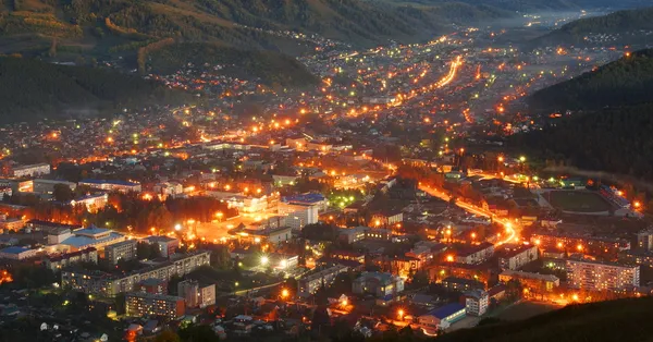 The city of Gorno-altaisk, the view from the Mountain Tugai.