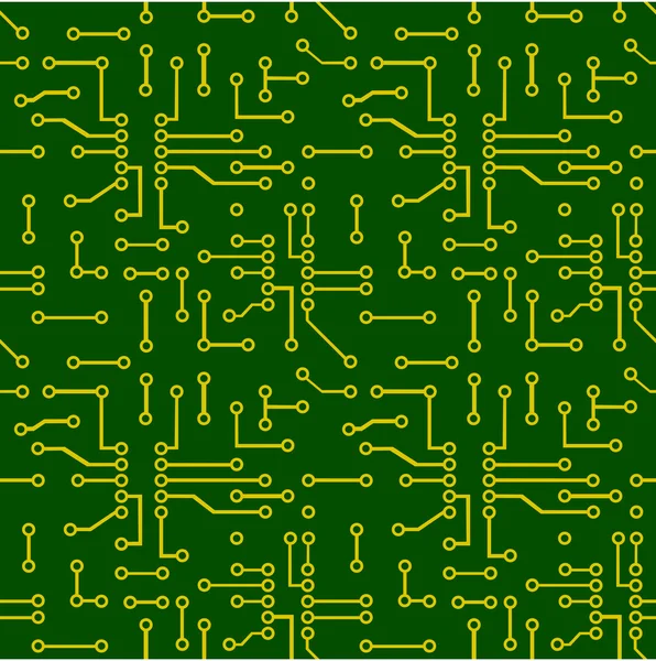 Seamless pattern of PCB vector