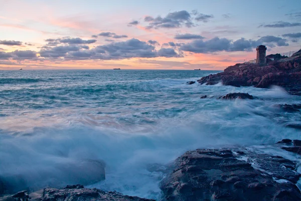 SUNSET ON TUSCANY SEA