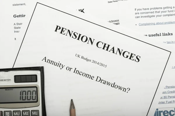 Pension change documents
