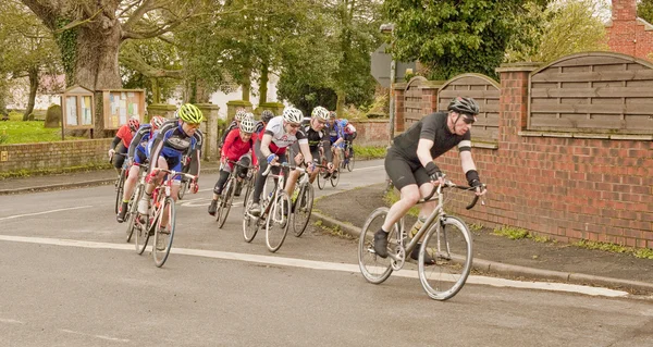 Leader of the pack. Cycle time trials.