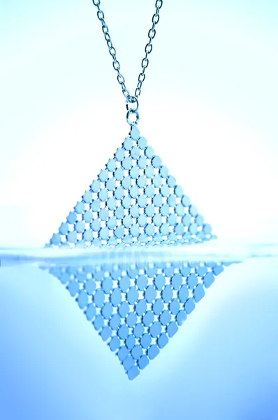 Blue jewelry with blue precious stones