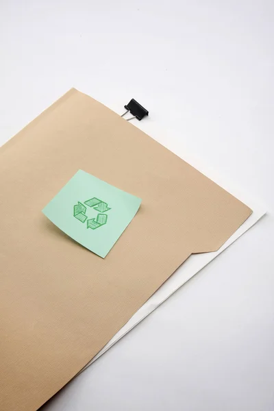 A manila file folder with a clipping path