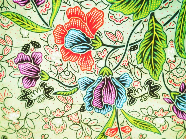 Flower batik pattern