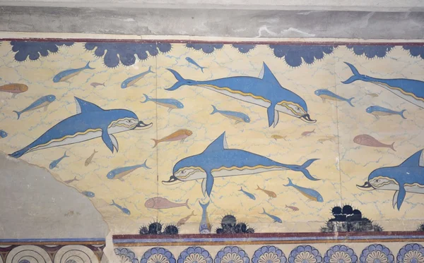 Dolphins in Knossos, Greece