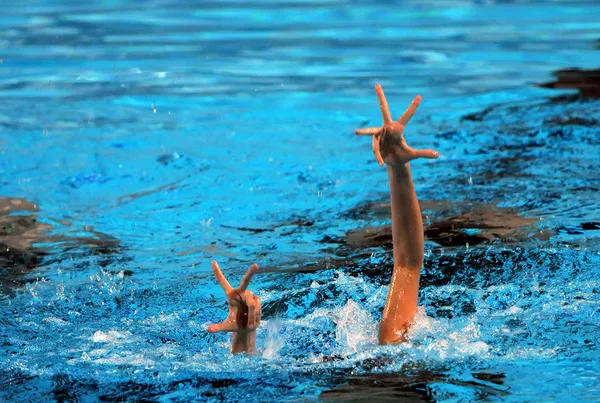 Spanish synchronized swimming team.