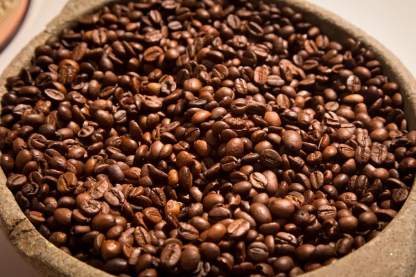 Fresh coffee beans background