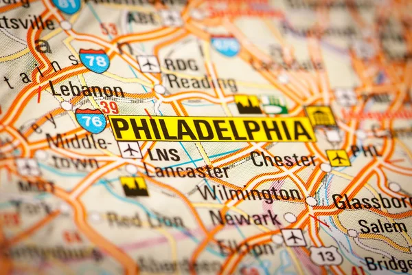 Philadelphia, City on a Road Map