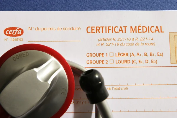 MEDICAL CERTIFICATE FOR DRIVING