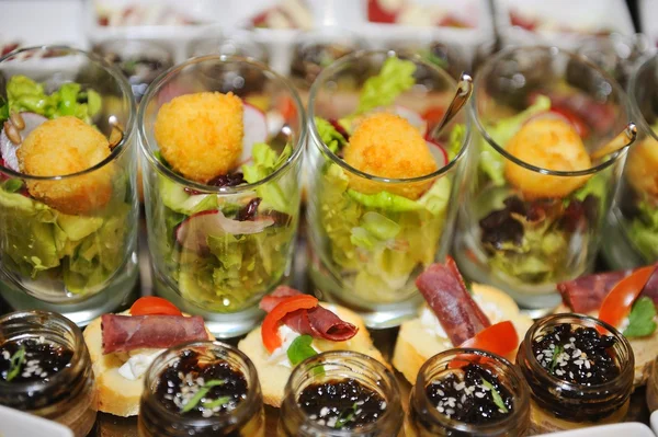 Finger food arrangement - food catering