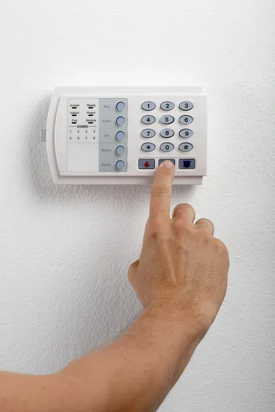 Security System Keypad And Hand