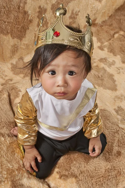 Baby in a Little Prince Costume